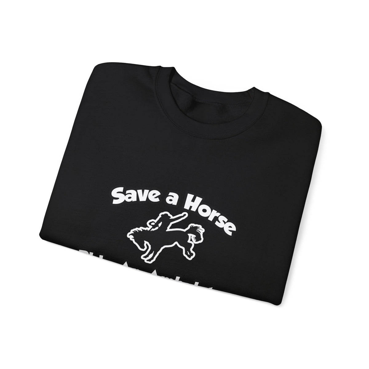 Save a Horse, Ride an Ambulatory Care Nurse - Unisex Heavy Blend™ Crewneck Sweatshirt
