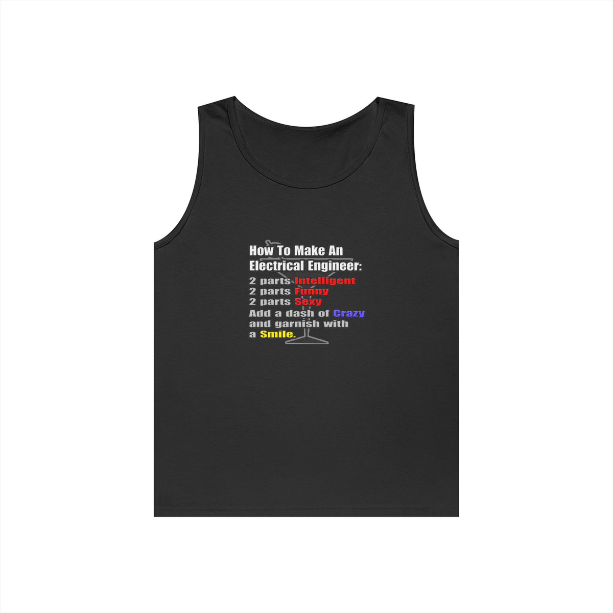 How To Make an Electrical Engineer - Unisex Heavy Cotton Tank Top