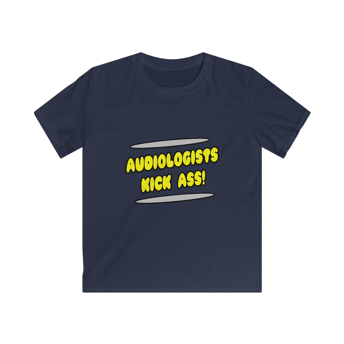 Audiologists Kick Ass! - Kids Softstyle Tee