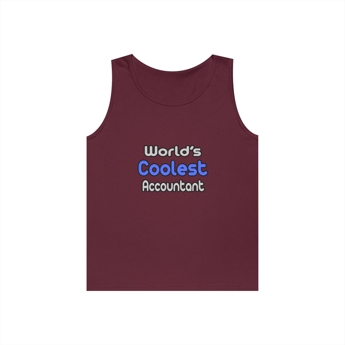 World's Coolest Accountant - Unisex Heavy Cotton Tank Top