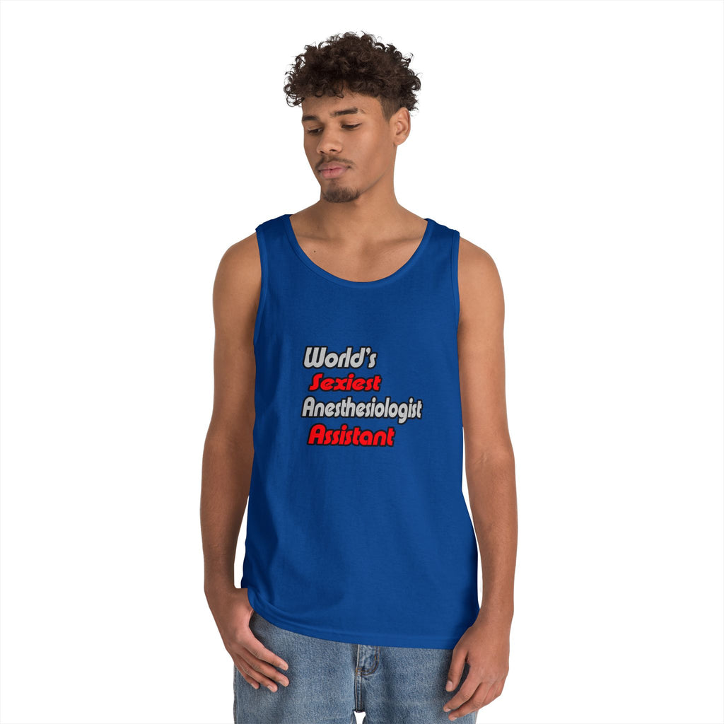 World's Sexiest Anesthesiologist Assistant - Unisex Heavy Cotton Tank Top