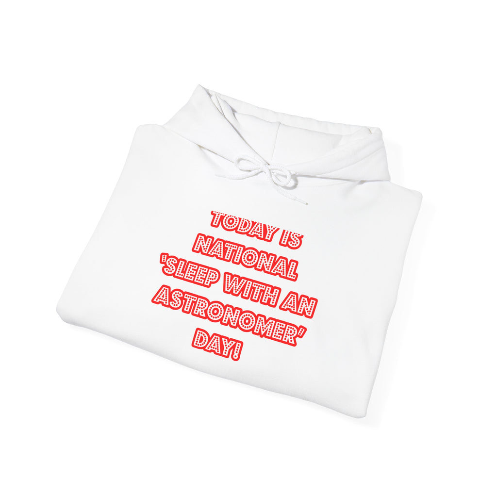 National 'Sleep With an Astronomer' Day - Unisex Heavy Blend™ Hooded Sweatshirt