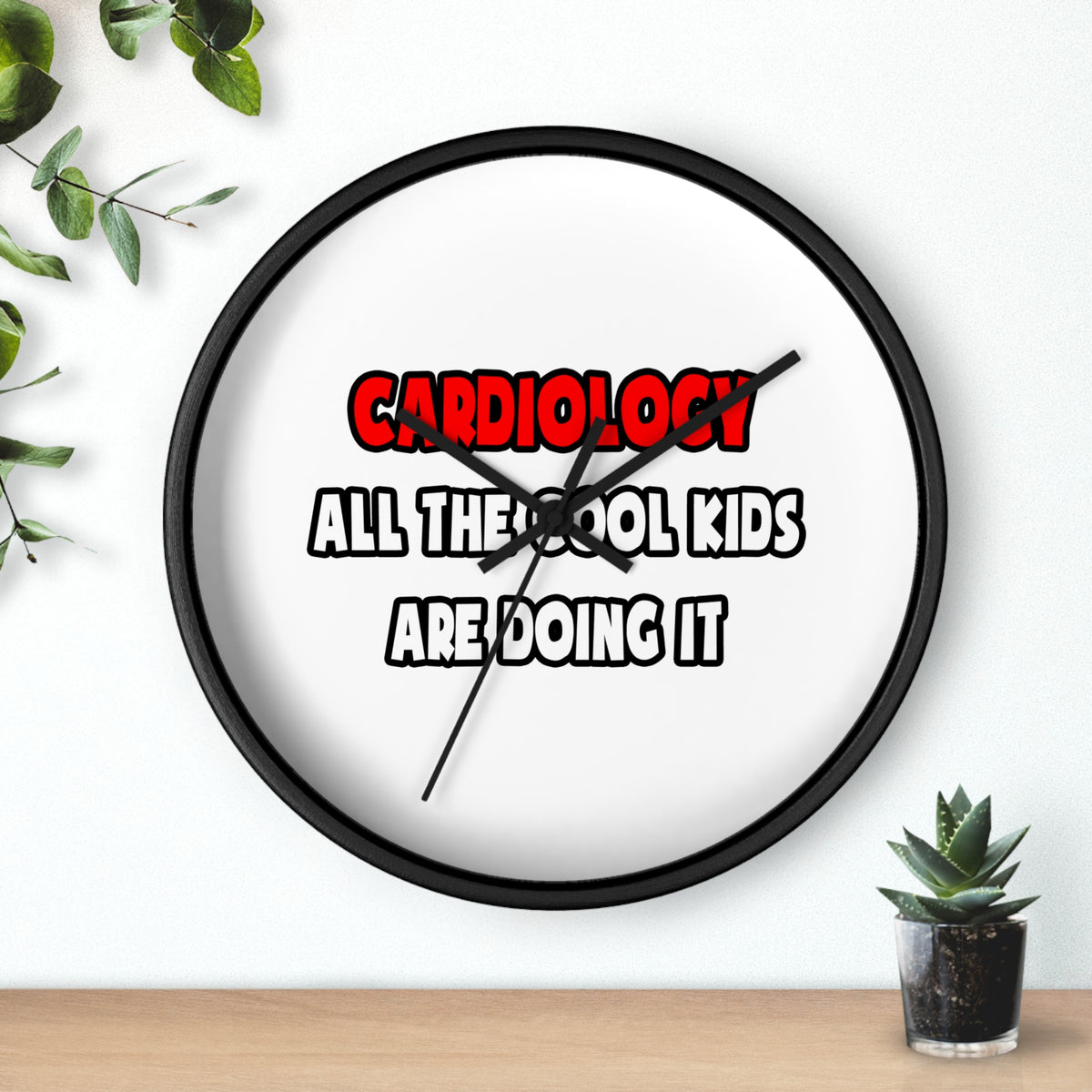 Funny Cardiologist Shirts and Gifts - Wall Clock