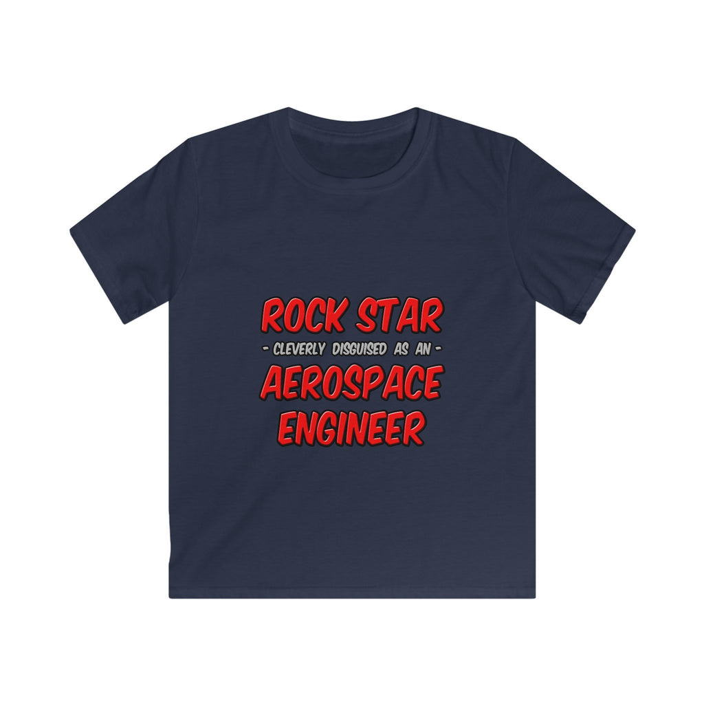 Rock Star...Aerospace Engineer - Kids Softstyle Tee