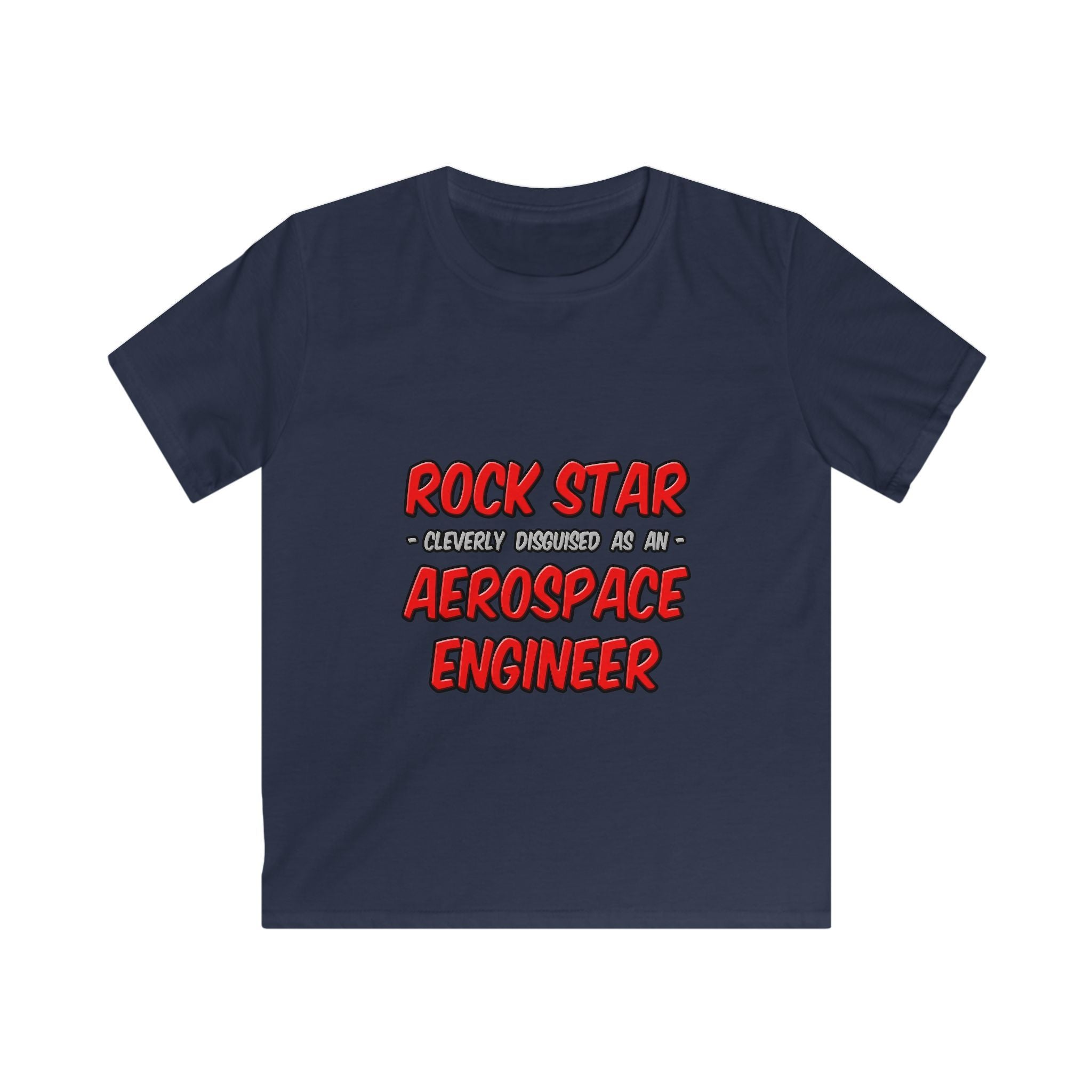 Rock Star...Aerospace Engineer - Kids Softstyle Tee
