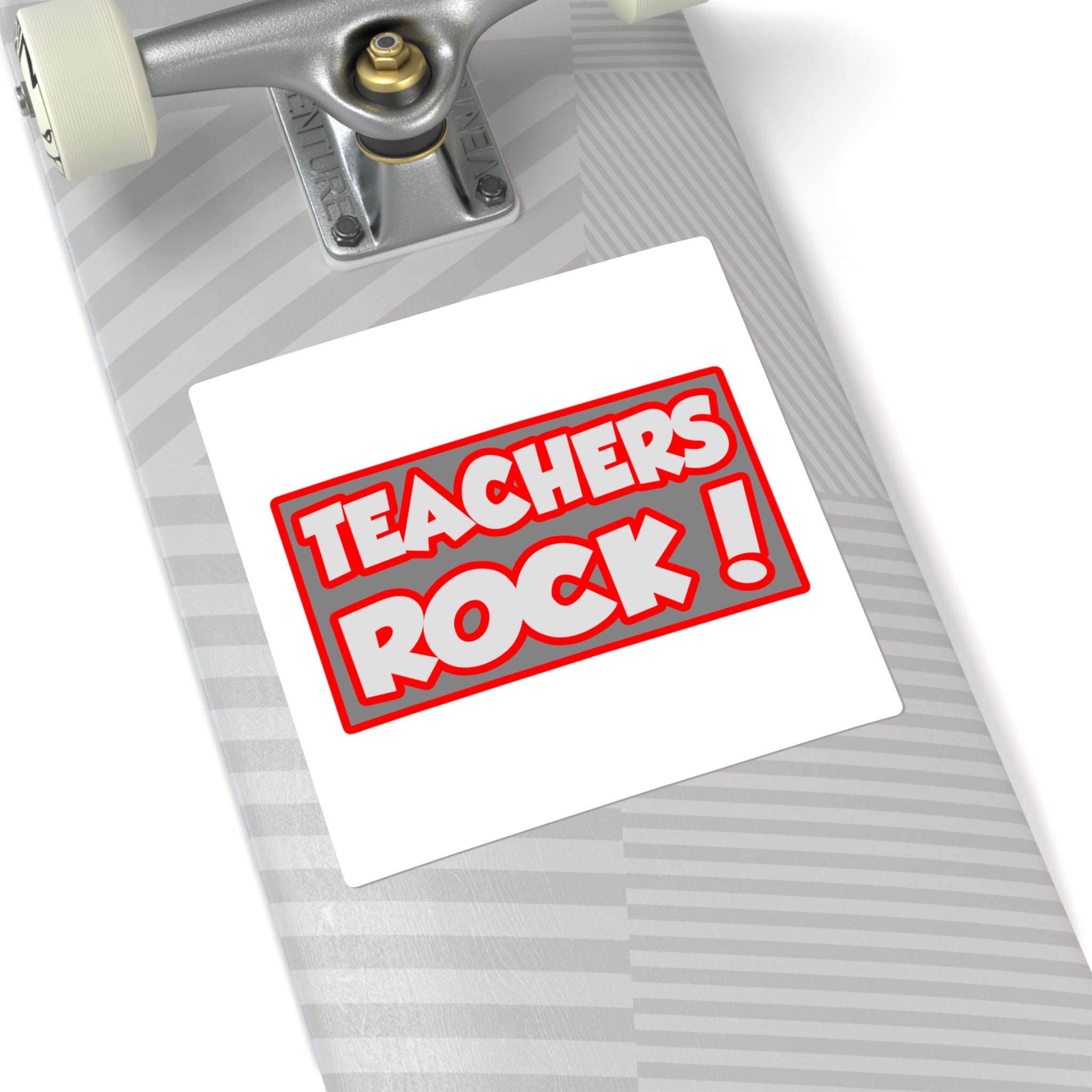 Teachers Rock! - Square Stickers