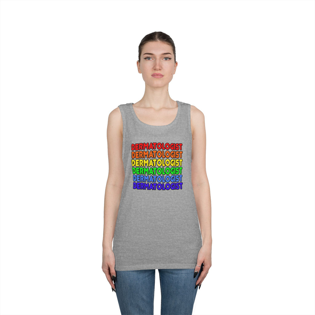 Rainbow Dermatologist - Unisex Heavy Cotton Tank Top