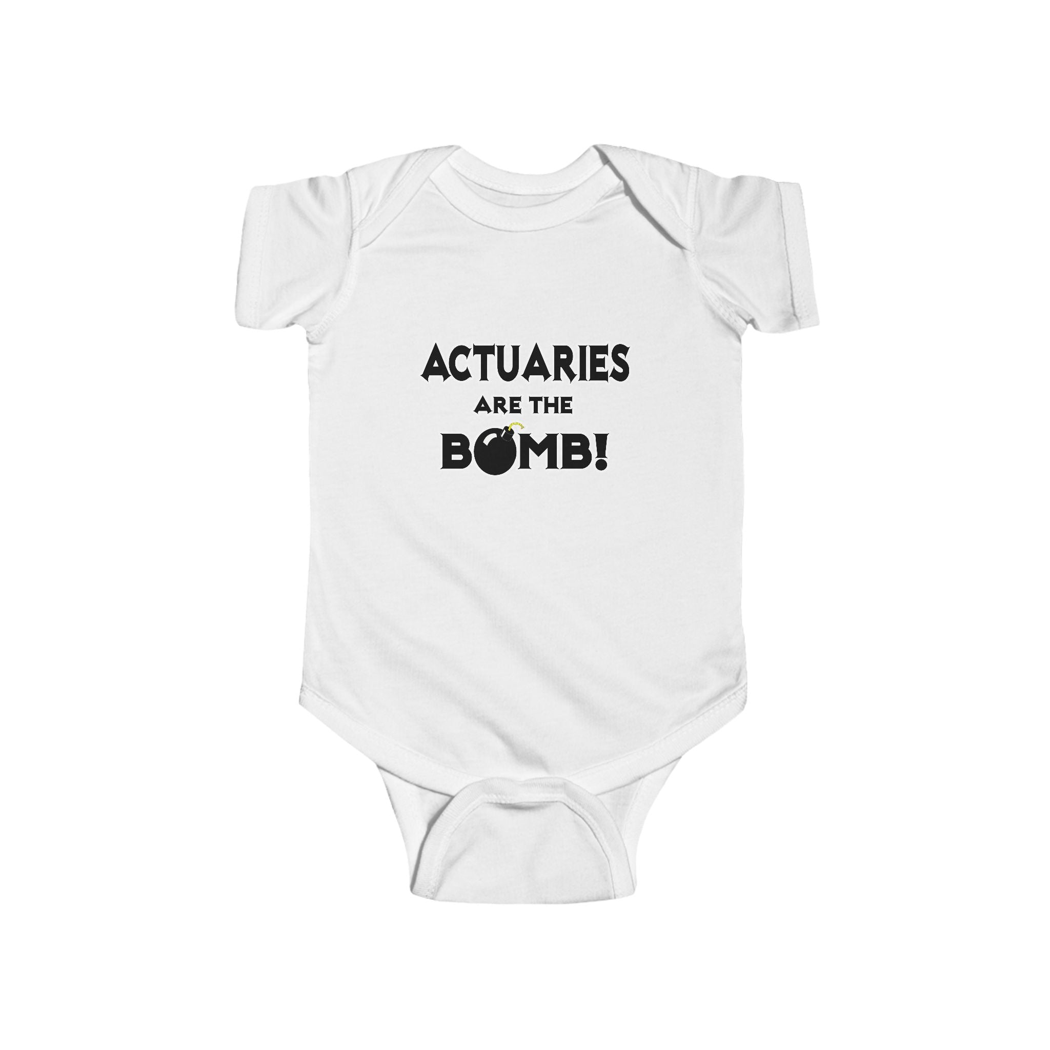 Actuaries Are The Bomb! - Infant Fine Jersey Bodysuit