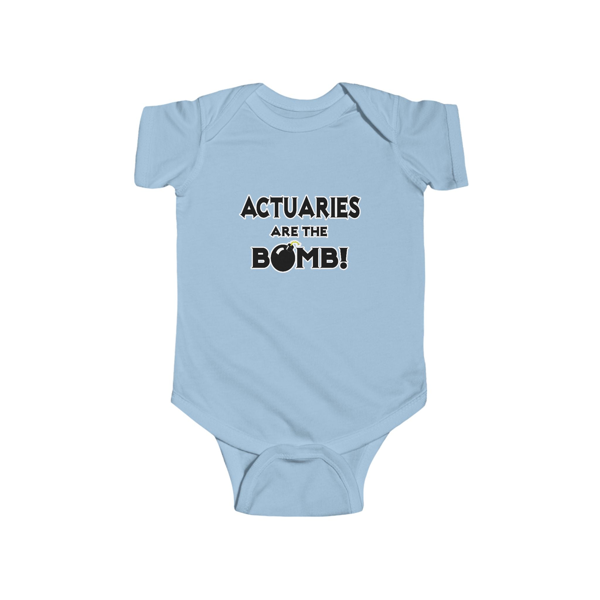 Actuaries Are The Bomb! - Infant Fine Jersey Bodysuit