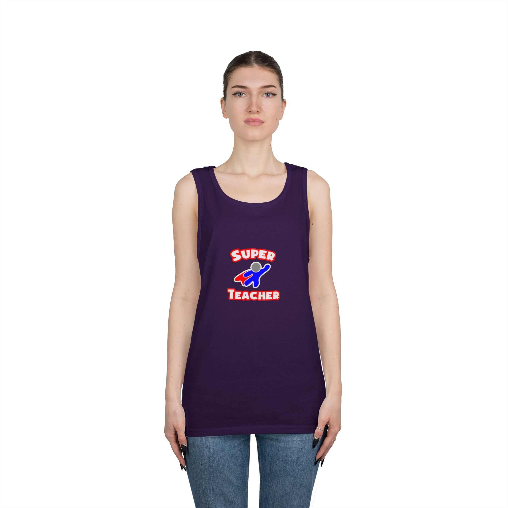 Super Teacher - Unisex Heavy Cotton Tank Top