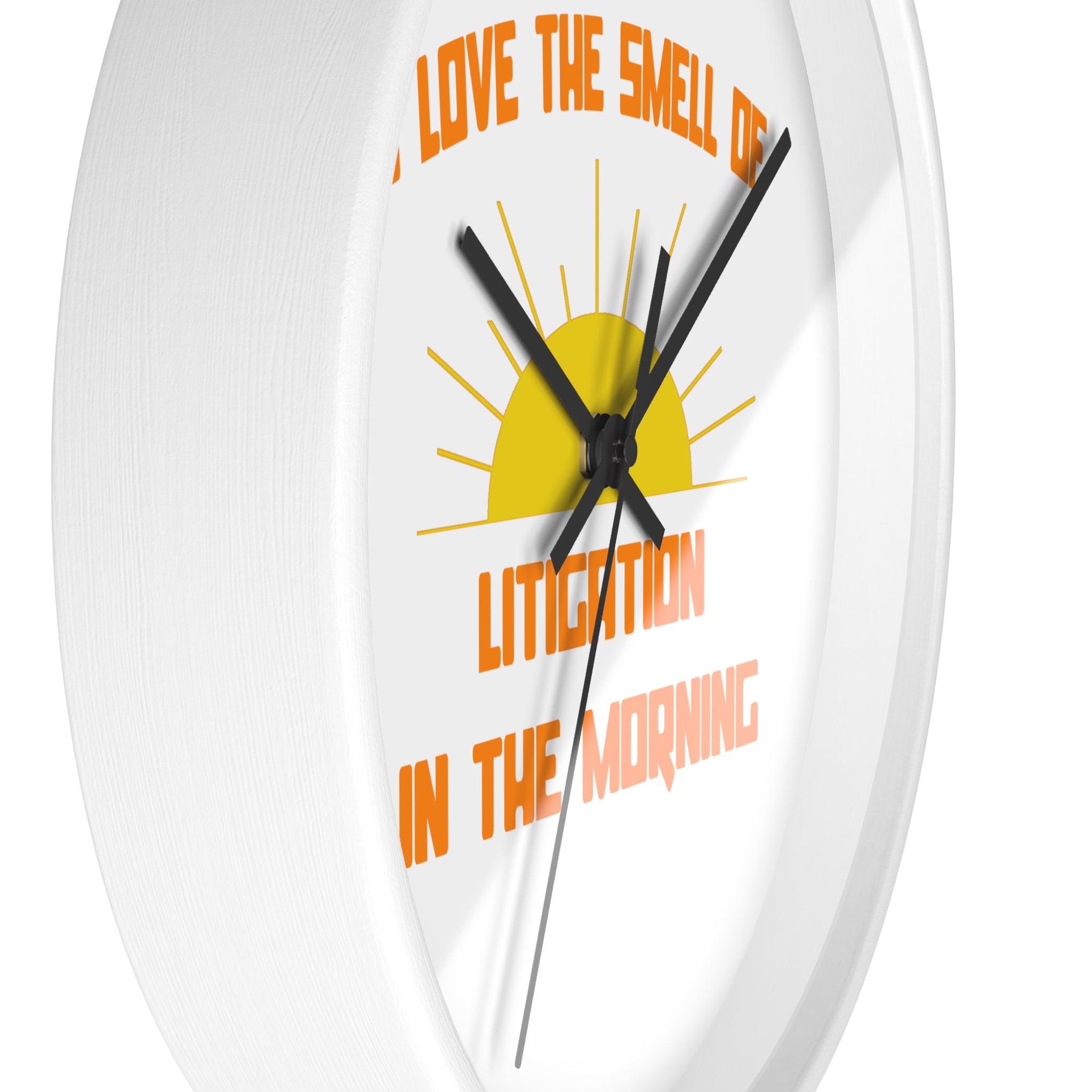 Smell of Litigation in the Morning - Wall Clock