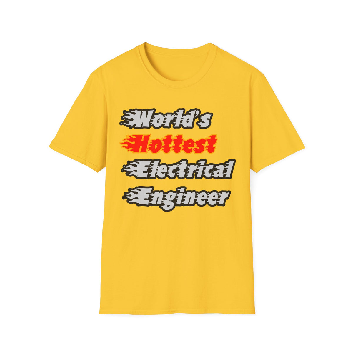World's Hottest Electrical Engineer - Unisex Softstyle T-Shirt