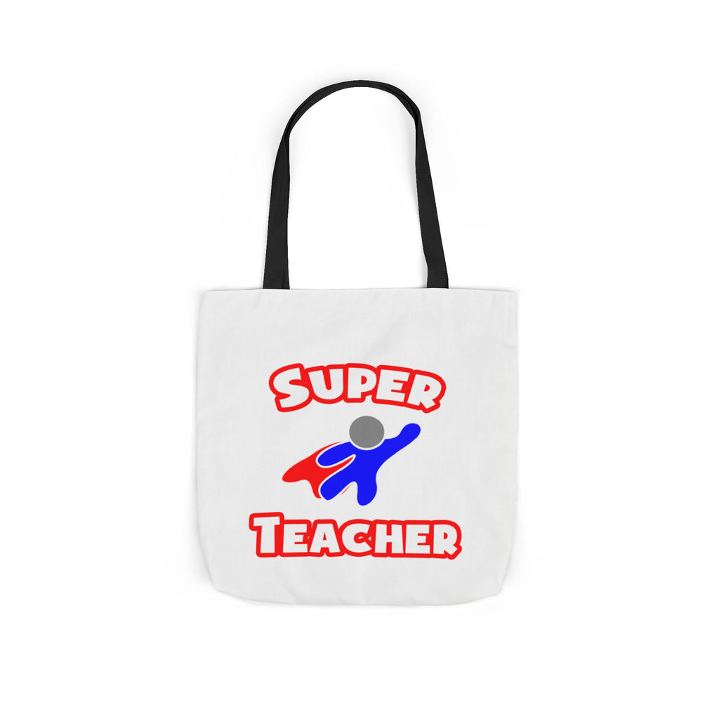 Super Teacher - Canvas Tote Bag, 5-Color Straps