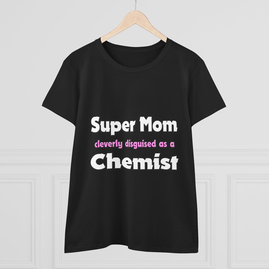 Super Mom ... Chemist - Women's Midweight Cotton Tee