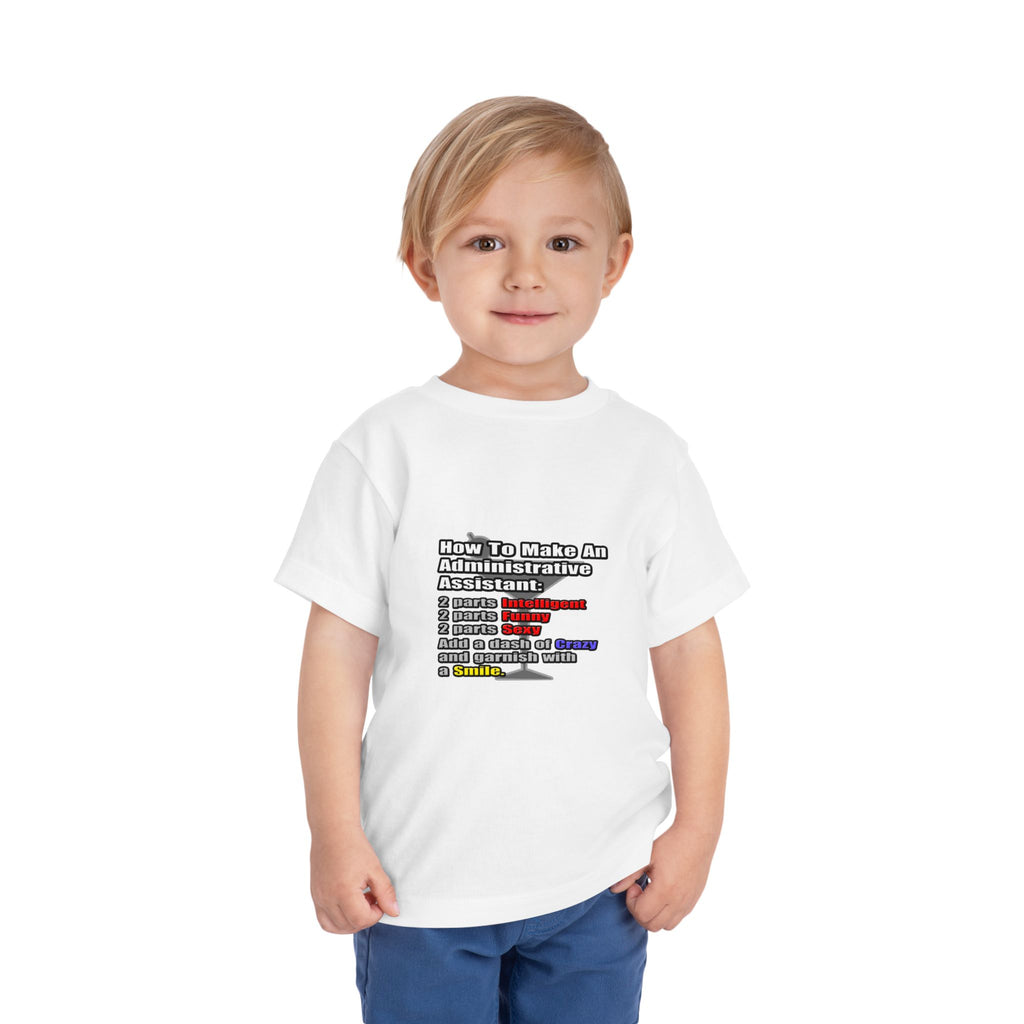How To Make an Administrative Assistant - Toddler Short Sleeve Tee
