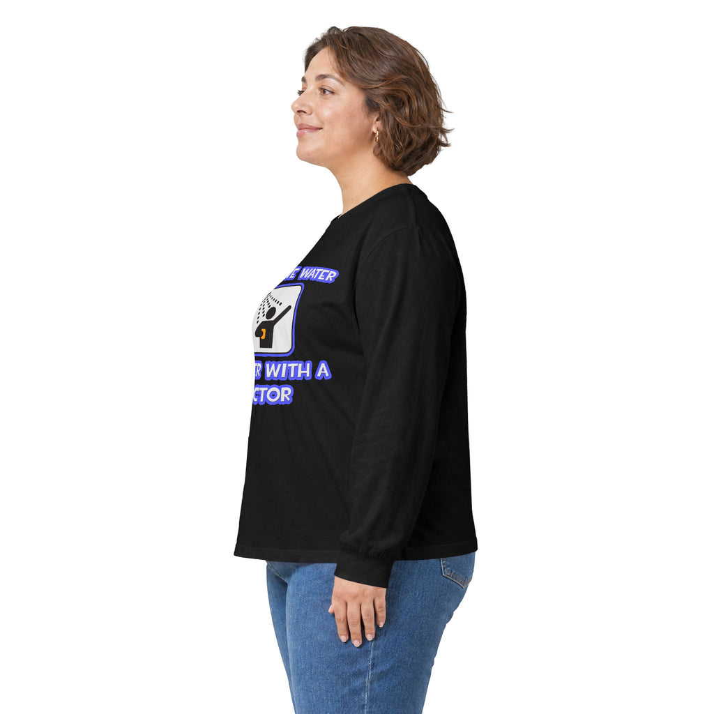 Conserve Water .. Shower With a Doctor - Unisex Ultra Cotton Long Sleeve Tee