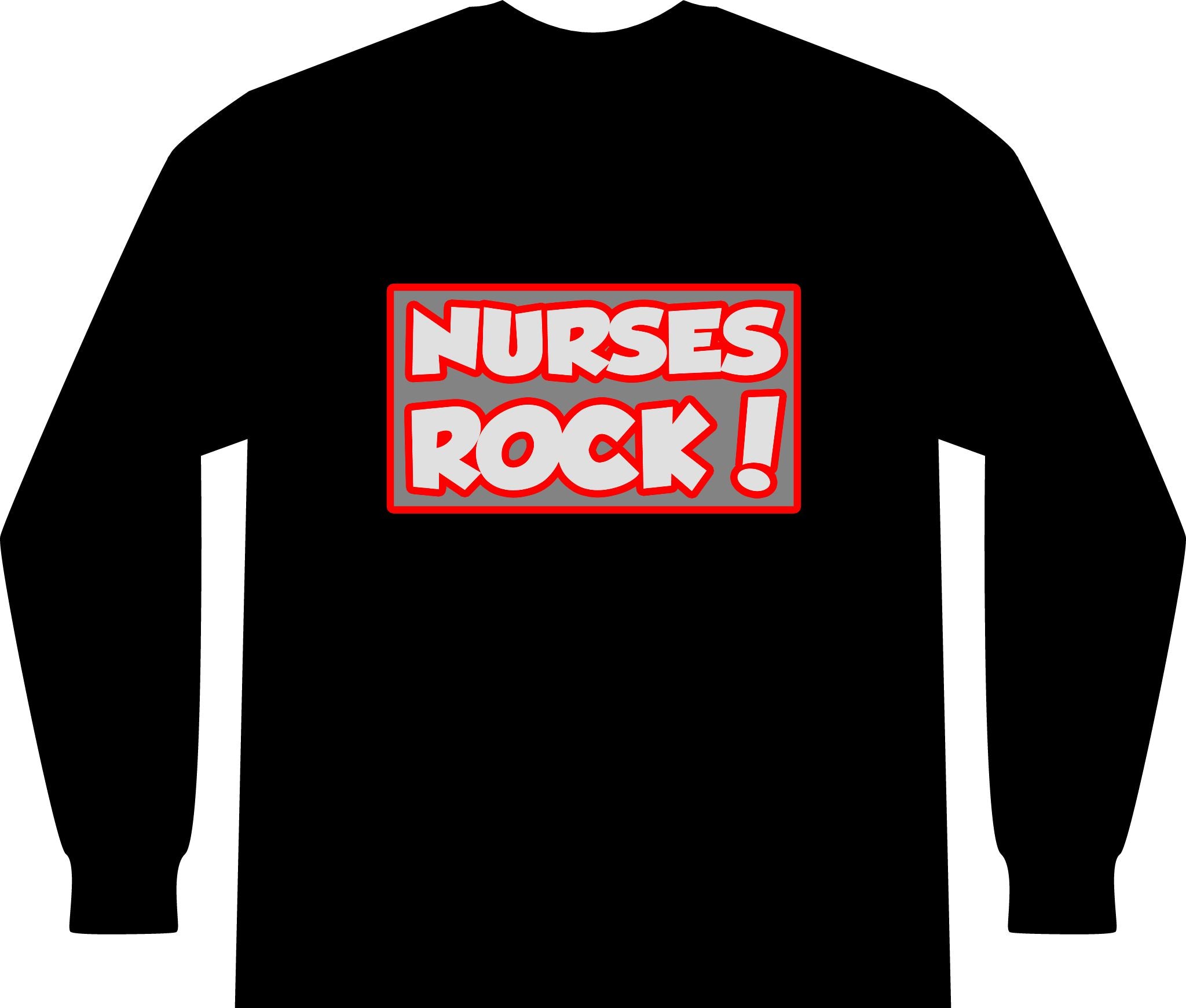 Nurses Rock! - Unisex Long Sleeve T-Shirt