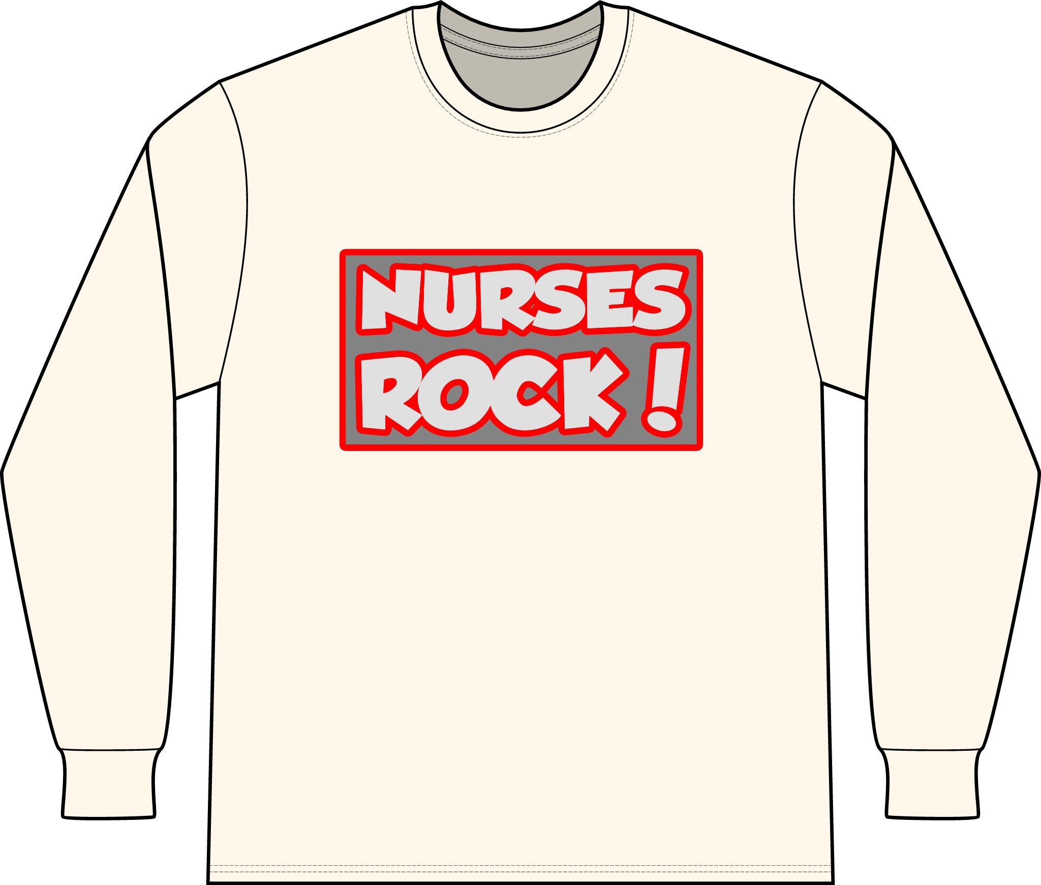 Nurses Rock! - Unisex Long Sleeve T-Shirt
