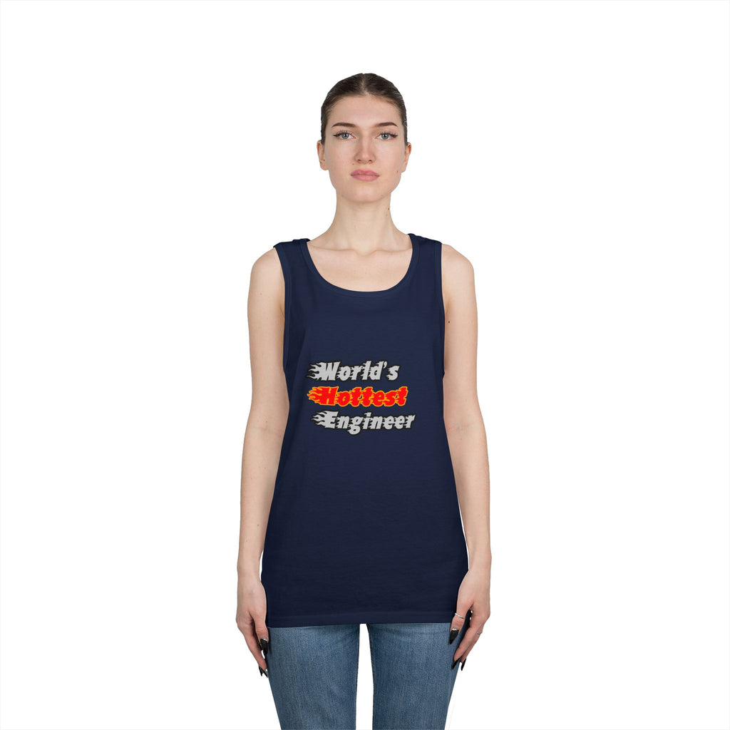 World's Hottest Engineer - Unisex Heavy Cotton Tank Top