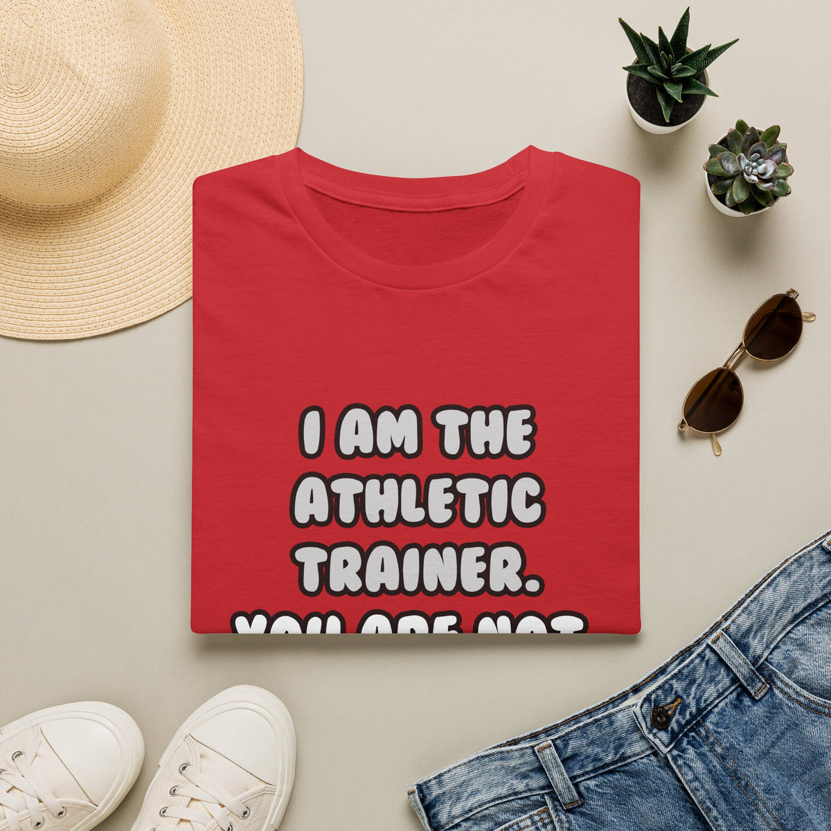 Deal With It ... Funny Athletic Trainer - Unisex Softstyle T-Shirt