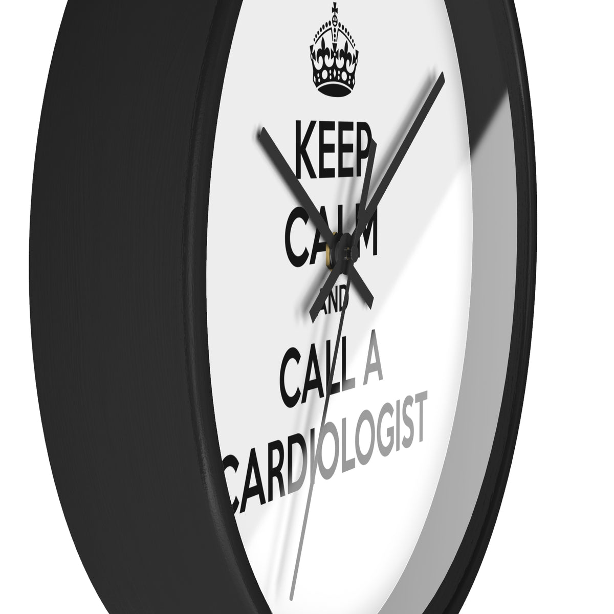 Keep Calm and Call a Cardiologist - Wall Clock
