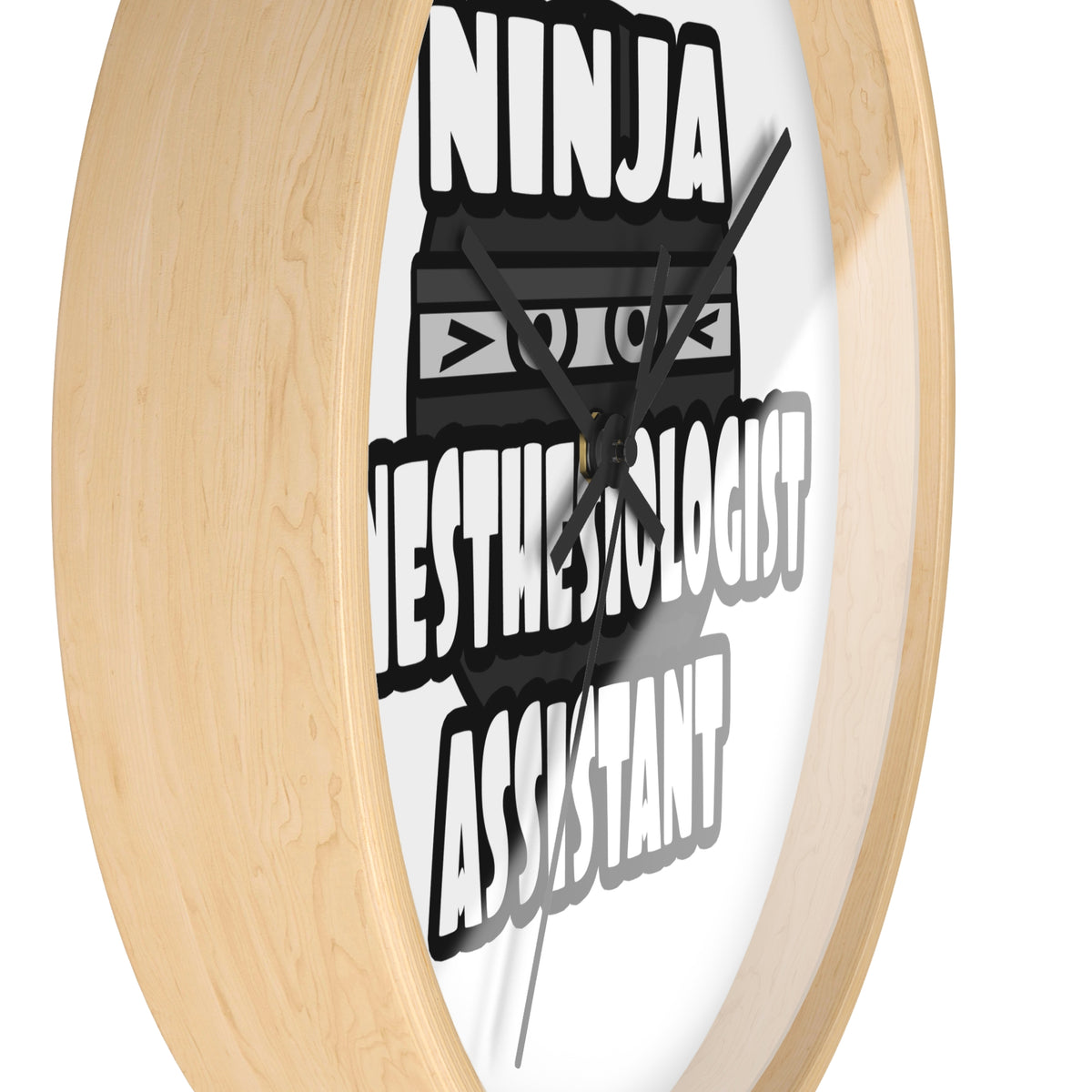 Ninja Anesthesiologist Assistant - Wall Clock