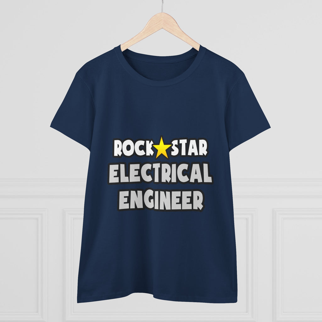 Rock Star Electrical Engineer - Women's Midweight Cotton Tee