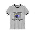 Save a Drum...Bang an Engineer - Unisex Cotton Ringer T-Shirt