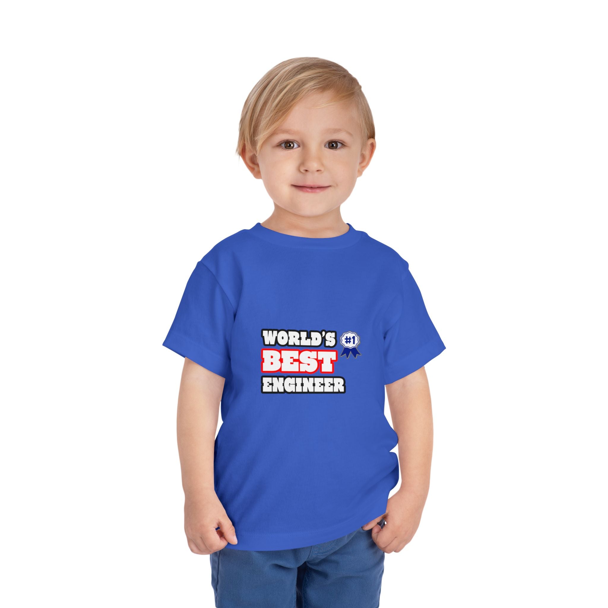 World's Best Engineer - Toddler Short Sleeve Tee