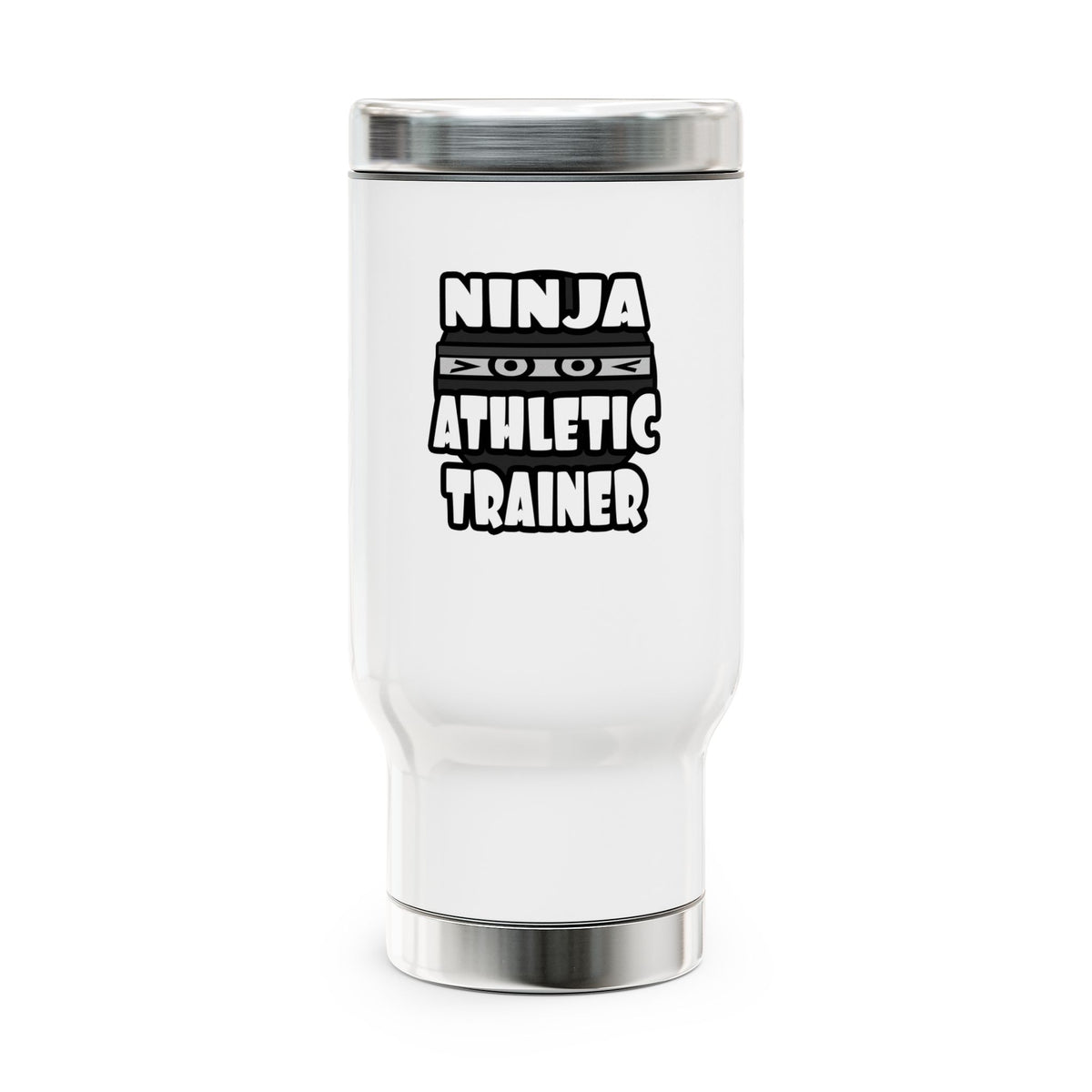 Ninja Athletic Trainer - Stainless Steel Travel Mug with Handle, 14oz