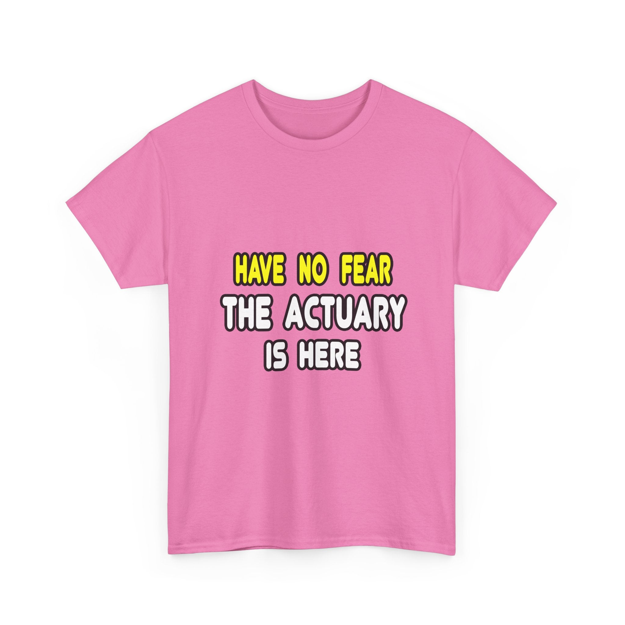 Have No Fear, The Actuary Is Here (2) - Unisex Heavy Cotton Tee