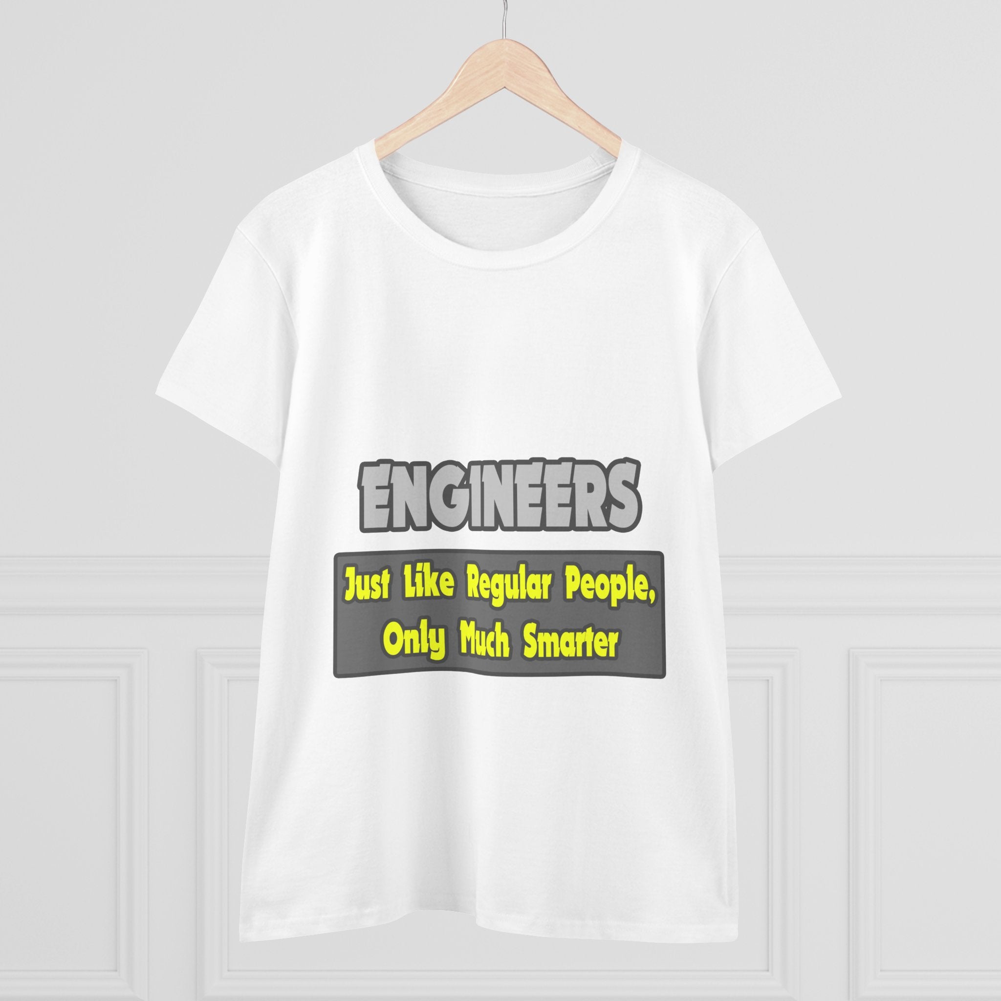 Engineers...Smarter - Women's Midweight Cotton Tee