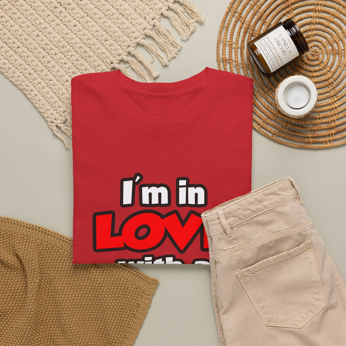 I'm In Love With A Firefighter - Unisex Heavy Cotton Tee
