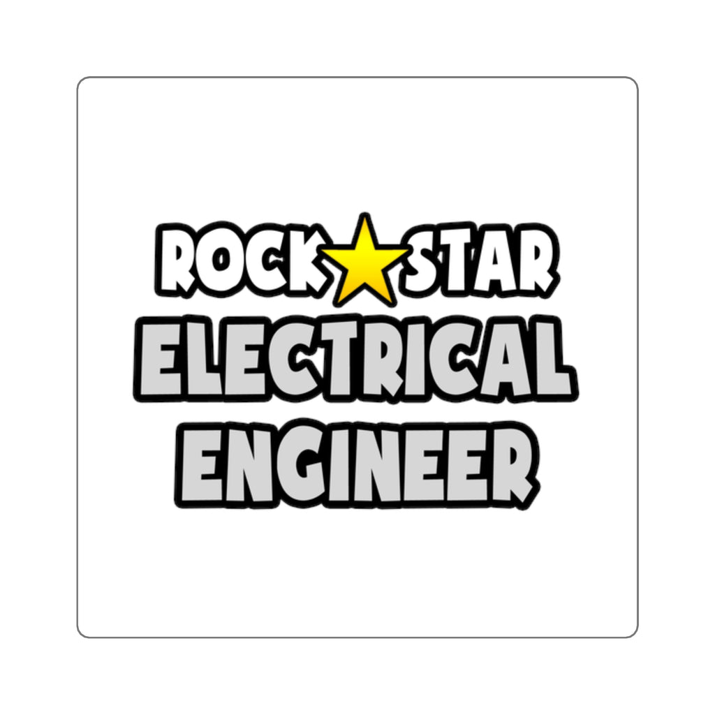 Rock Star Electrical Engineer - Square Stickers