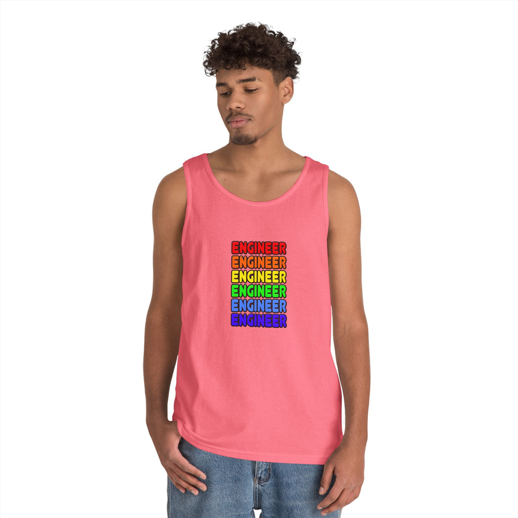 Rainbow Engineer - Unisex Heavy Cotton Tank Top