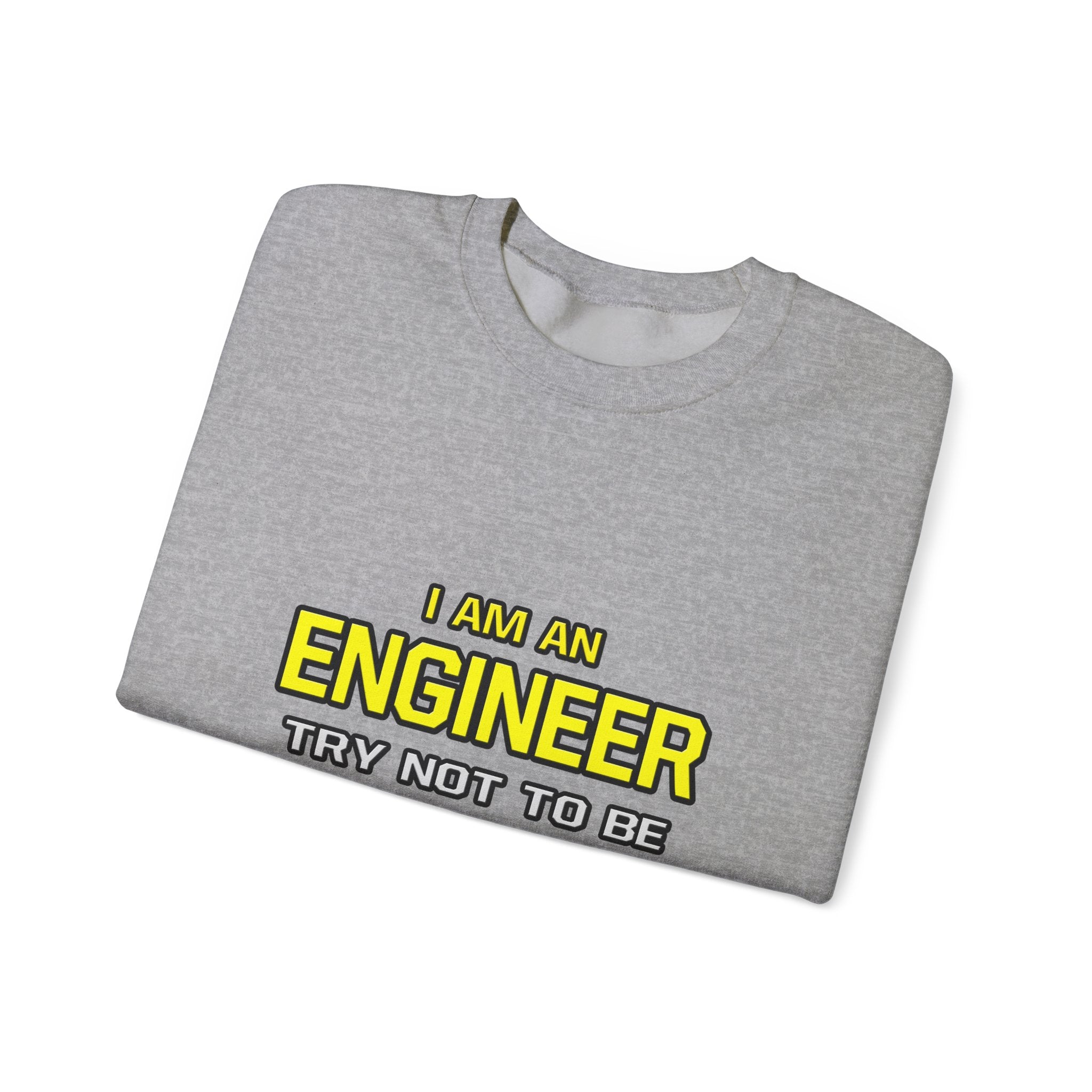 Engineer...Superior Intelligence - Unisex Heavy Blend™ Crewneck Sweatshirt