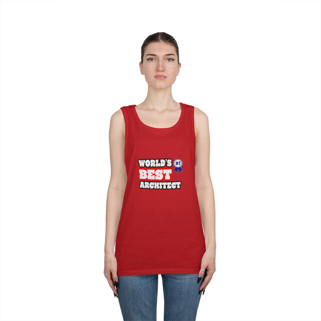 World's Best Architect - Unisex Heavy Cotton Tank Top