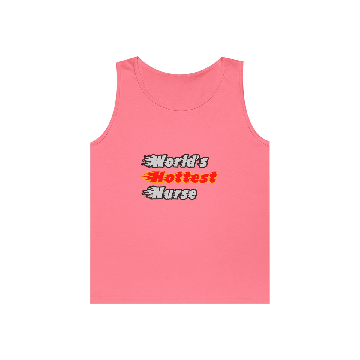World's Hottest Nurse - Unisex Heavy Cotton Tank Top