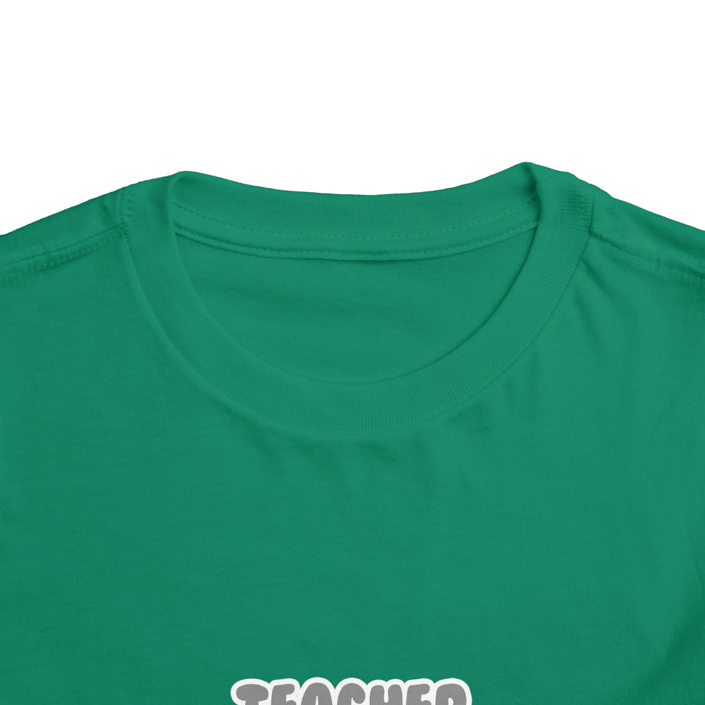 Teacher ... Will Work For Ice Cream - Toddler Short Sleeve Tee