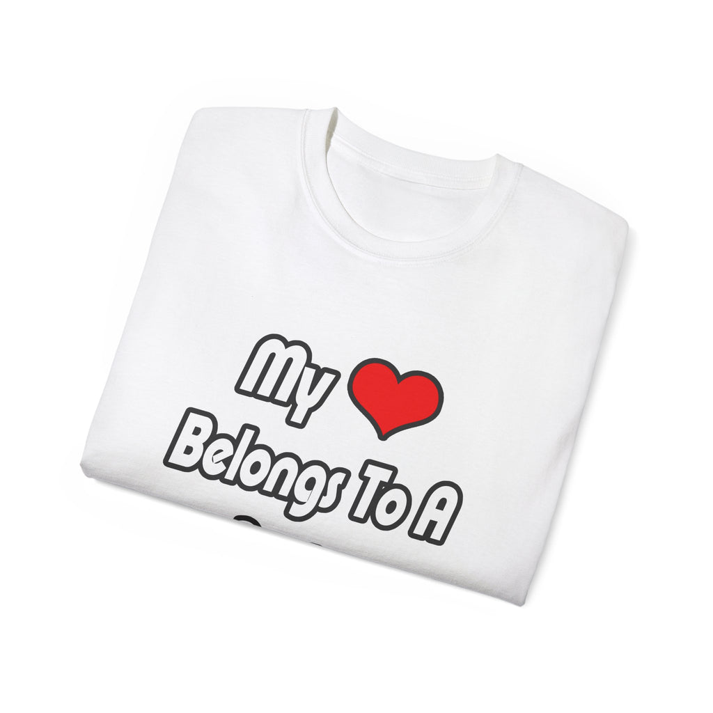 My Heart Belongs To A Doctor - Unisex Ultra Cotton Tee