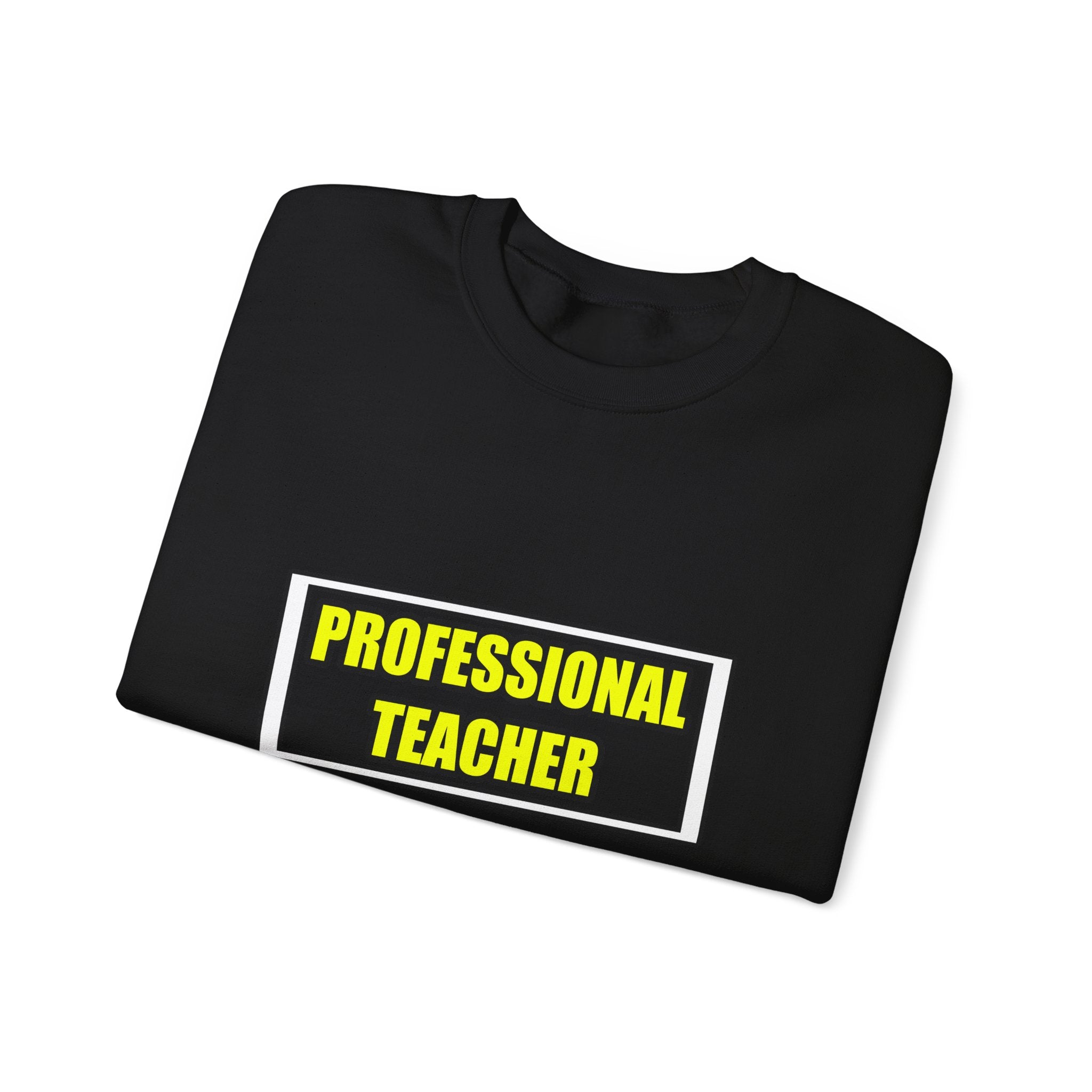 Professional Teacher...Don't Try This At Home - Unisex Heavy Blend™ Crewneck Sweatshirt
