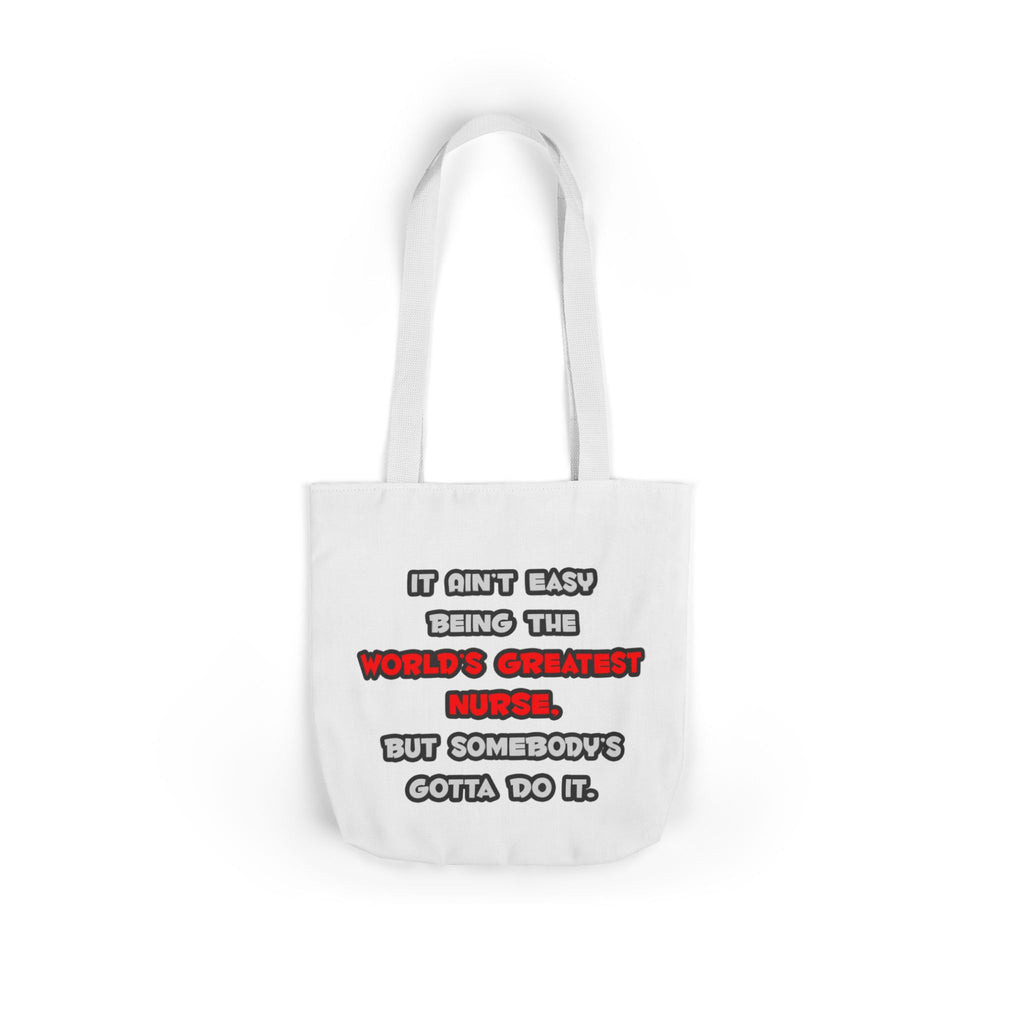 World's Greatest Nurse Joke - Canvas Tote Bag, 5-Color Straps