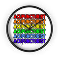 Rainbow Acupuncturist - Wall Clock