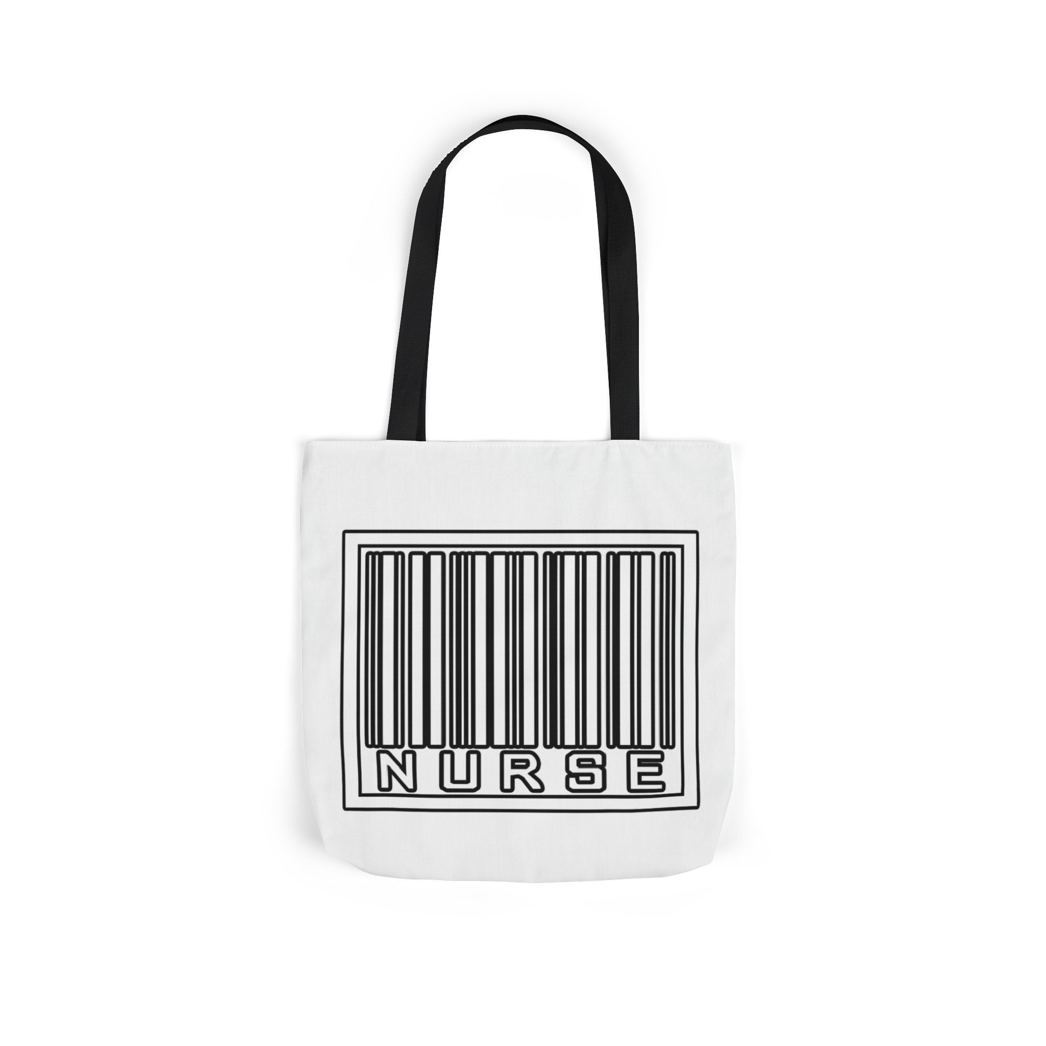 Barcode Nurse - Canvas Tote Bag, 5-Color Straps