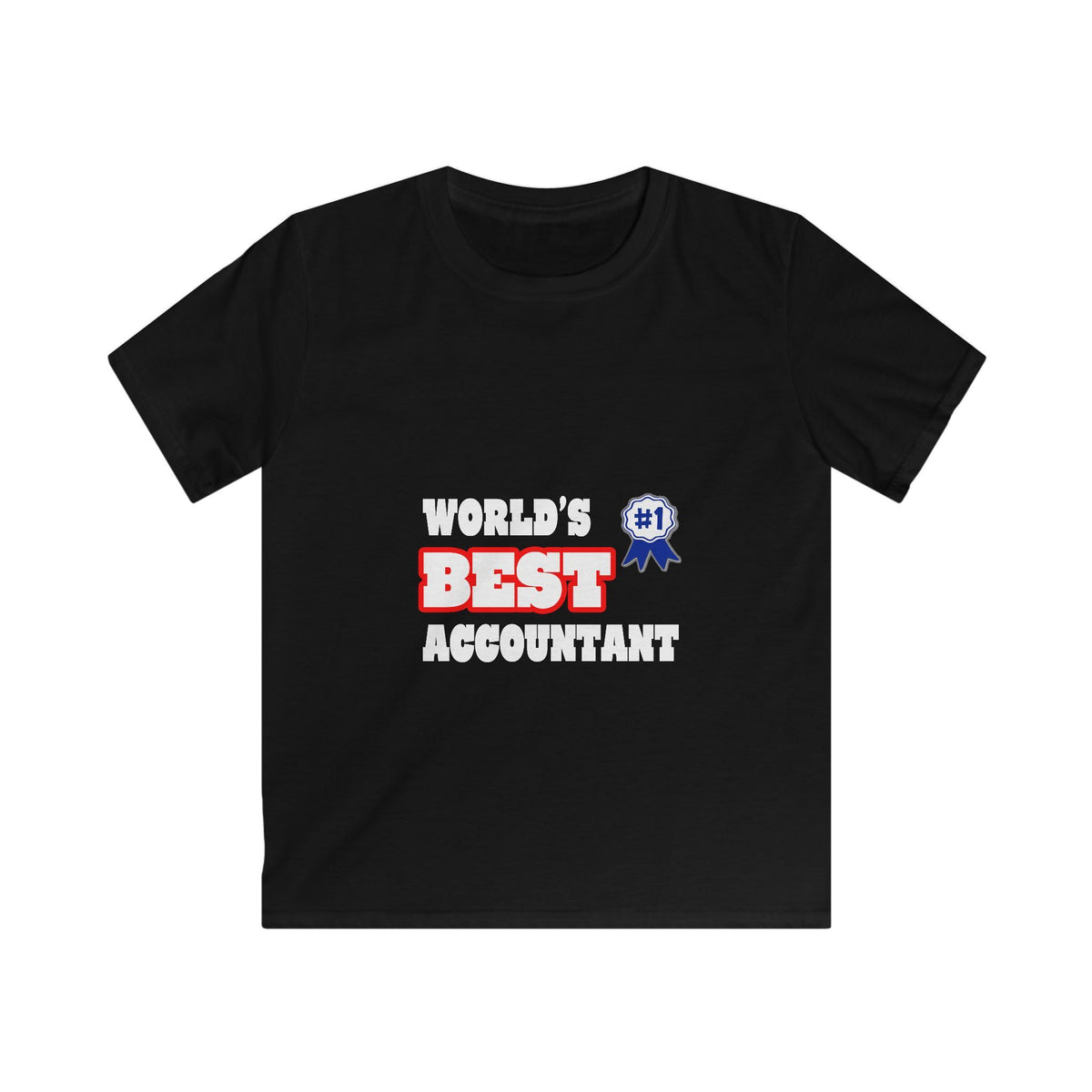 World's Best Accountant - Kids Softstyle Tee