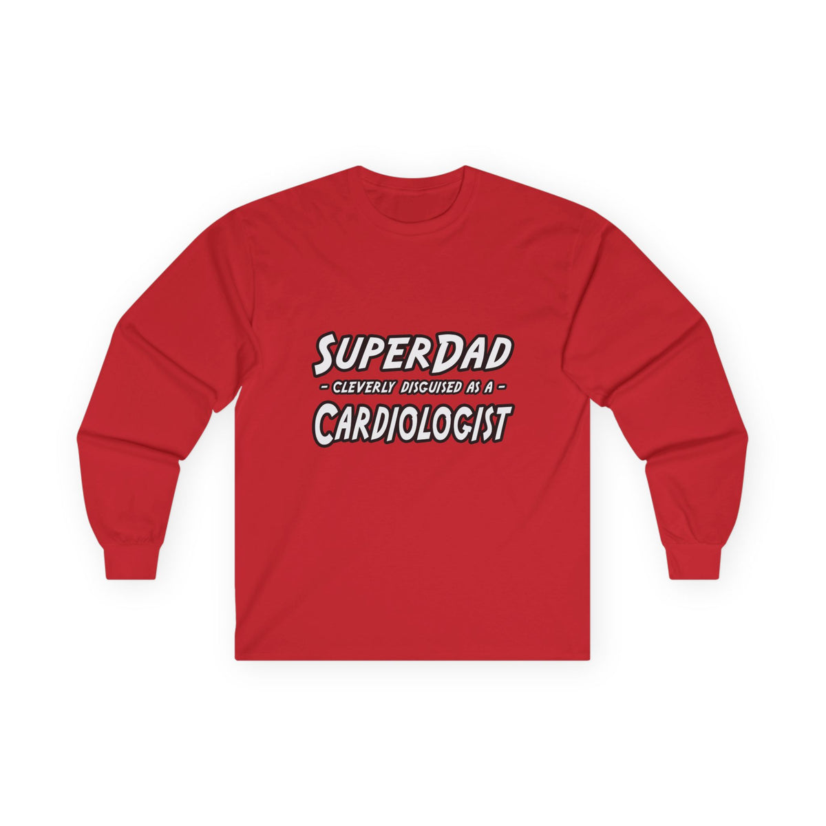 SuperDad...Cardiologist - Unisex Ultra Cotton Long Sleeve Tee