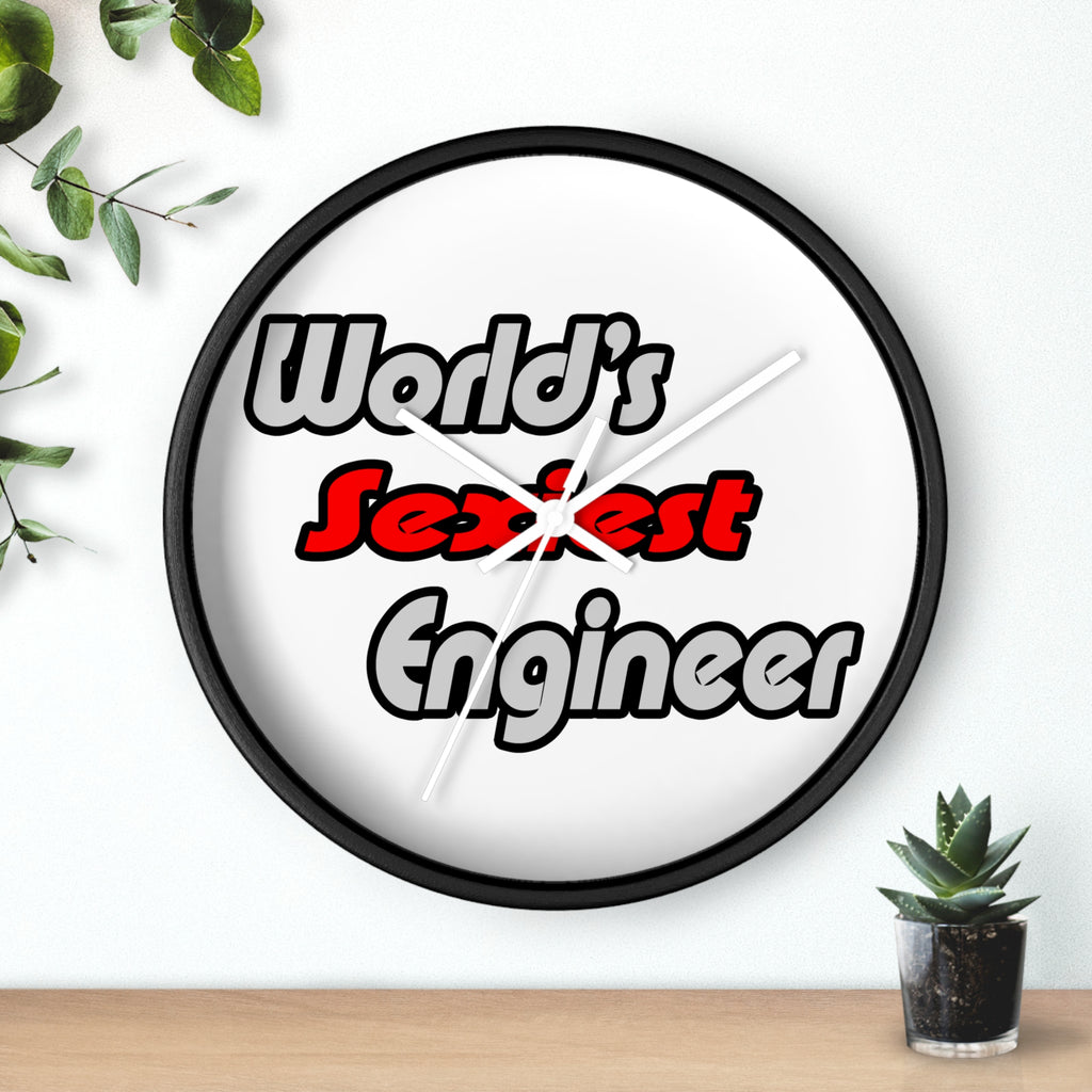 World's Sexiest Engineer - Wall Clock