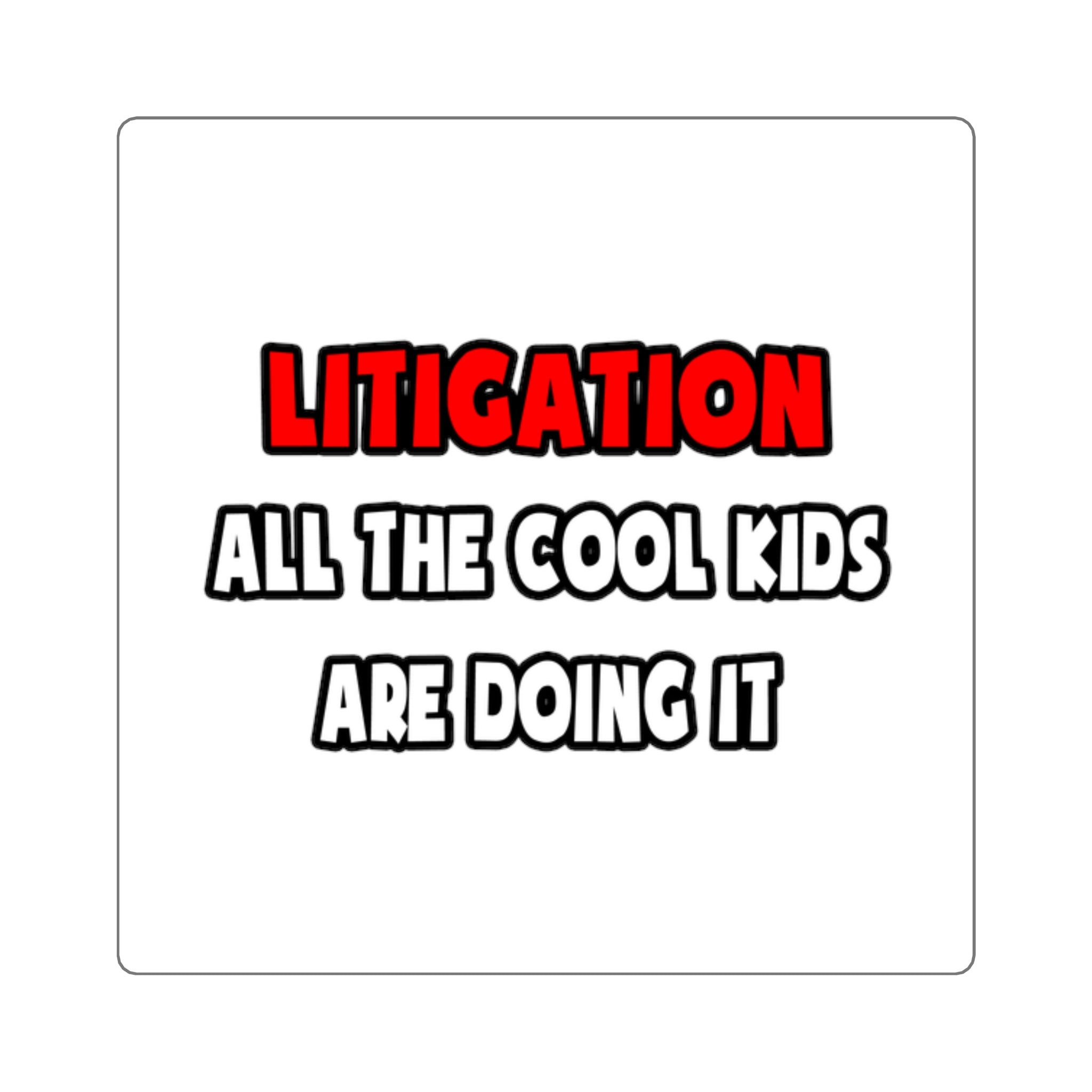 Funny Attorney Shirts and Gifts - Square Stickers