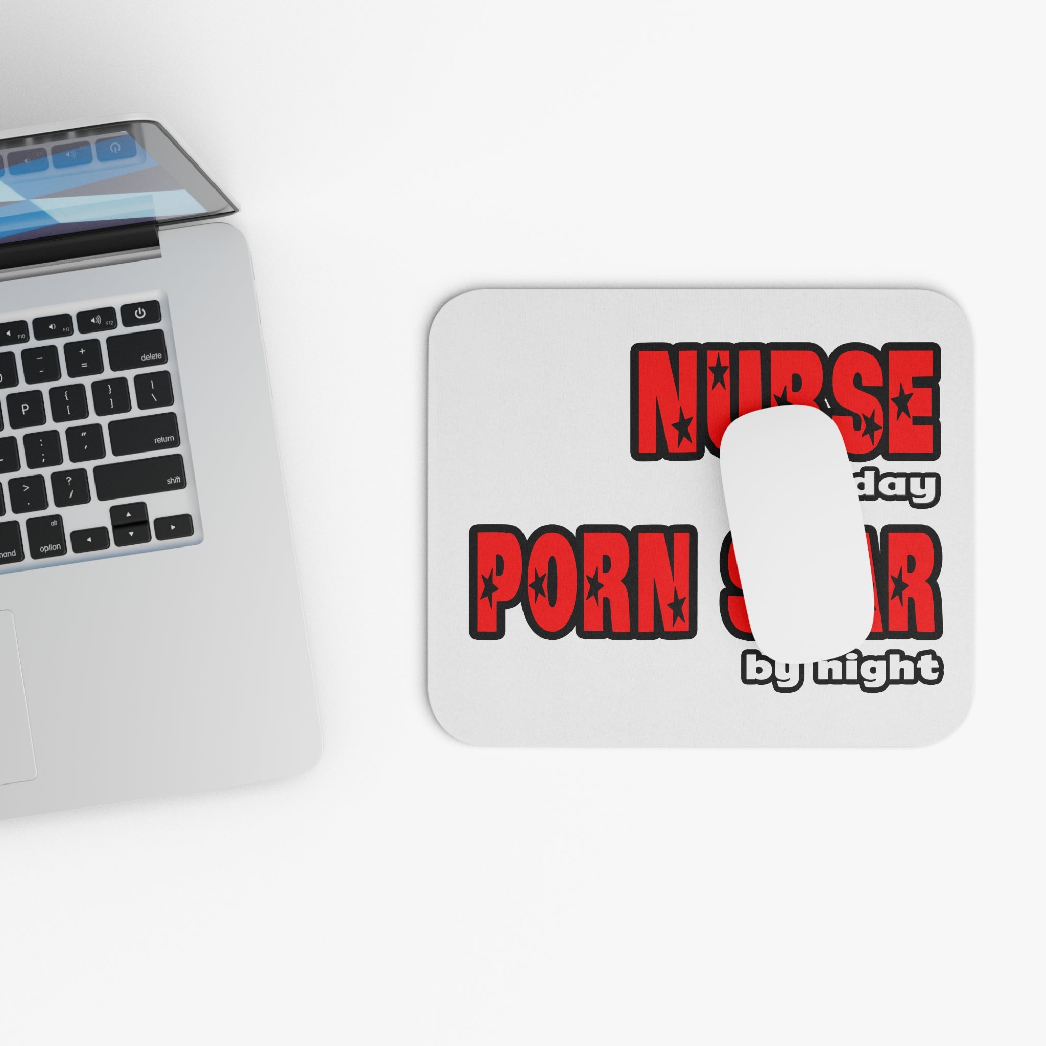 Nurse By Day...Porn Star By Night - Mouse Pad (Rectangle)