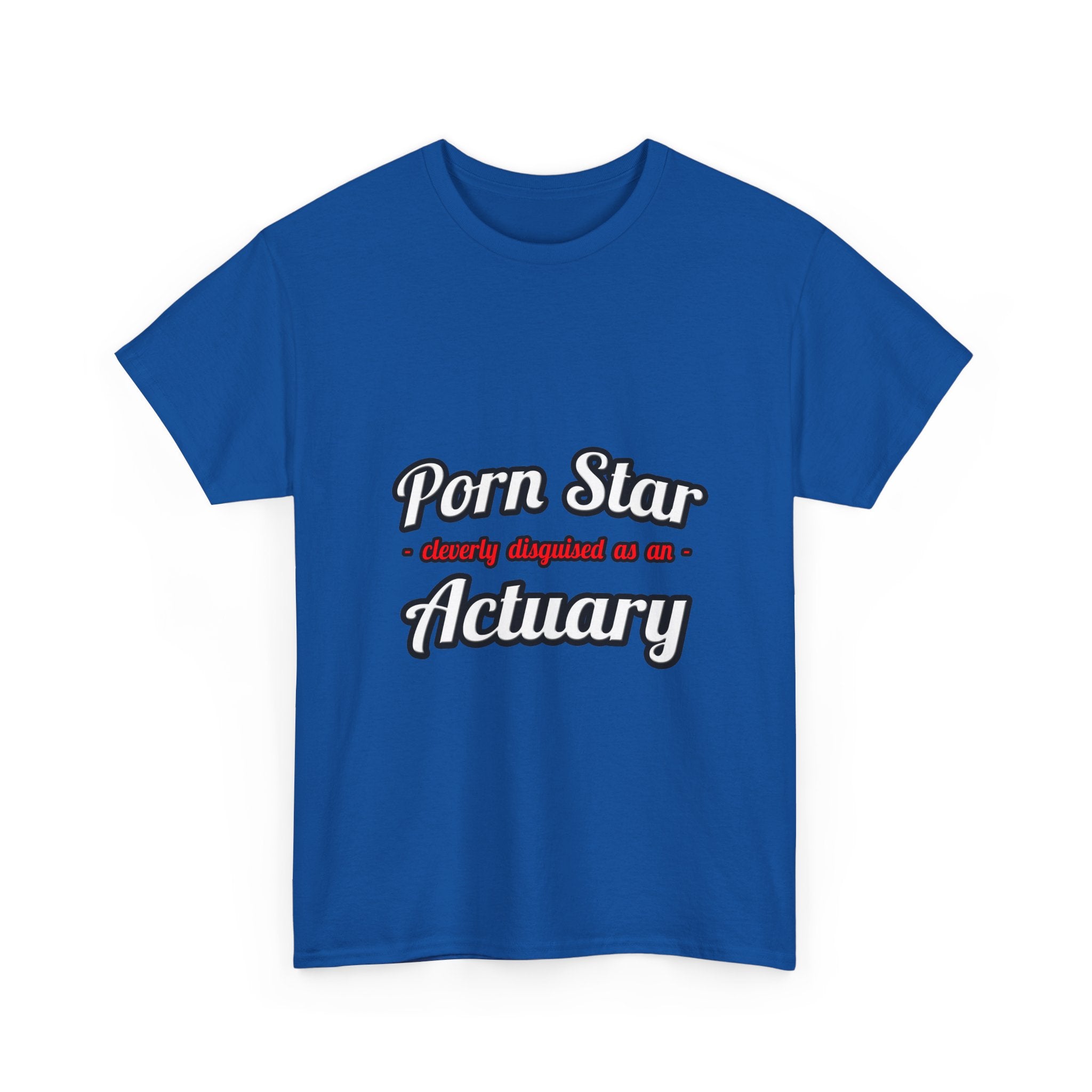 Porn Star ... Actuary - Unisex Heavy Cotton Tee